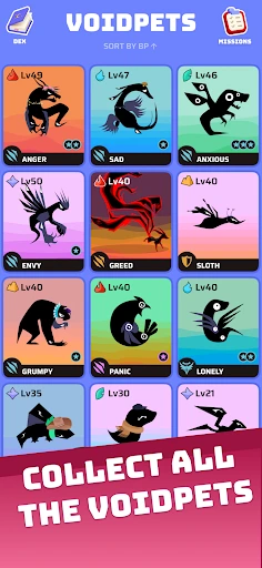 Gameplay screenshot 1 from Voidpet Dungeon - Role Playing game
